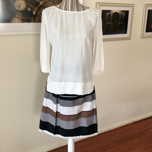 2 Next tops - white and navy  UK 12 - Picture 4 of 5